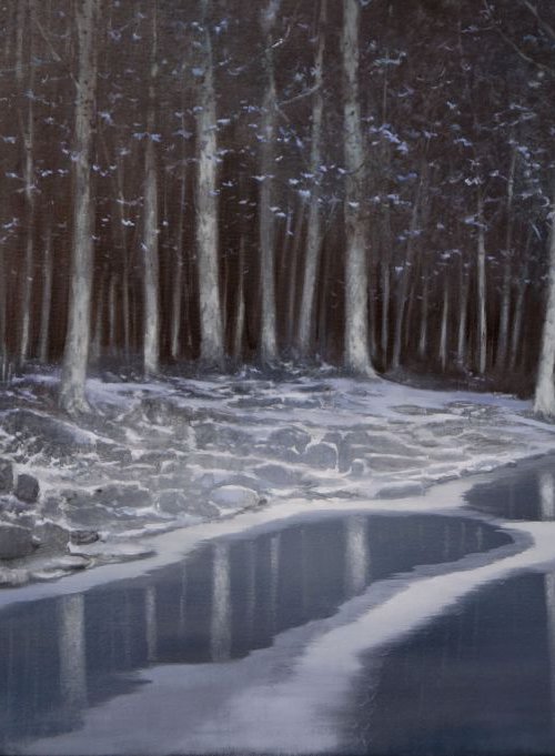 ESPEJO HELADO. 100x60 by Rafael Carrascal