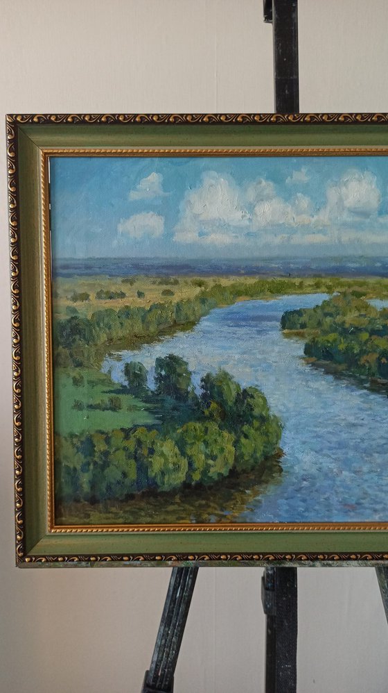 The Kama river in Yelabuga