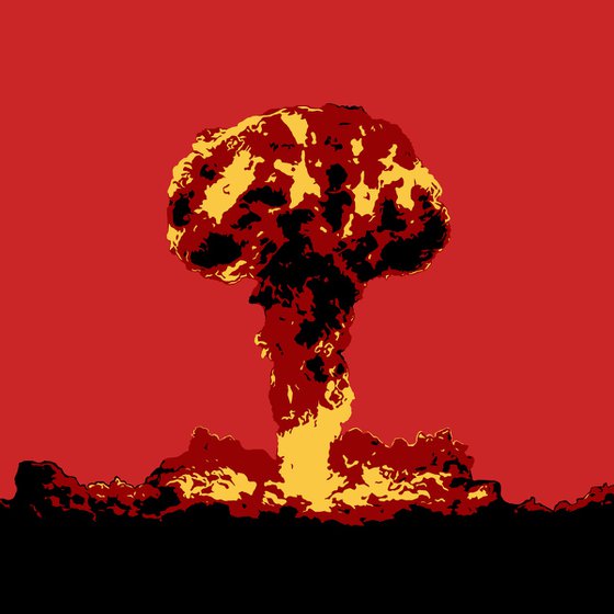 Nuclear Explosion red