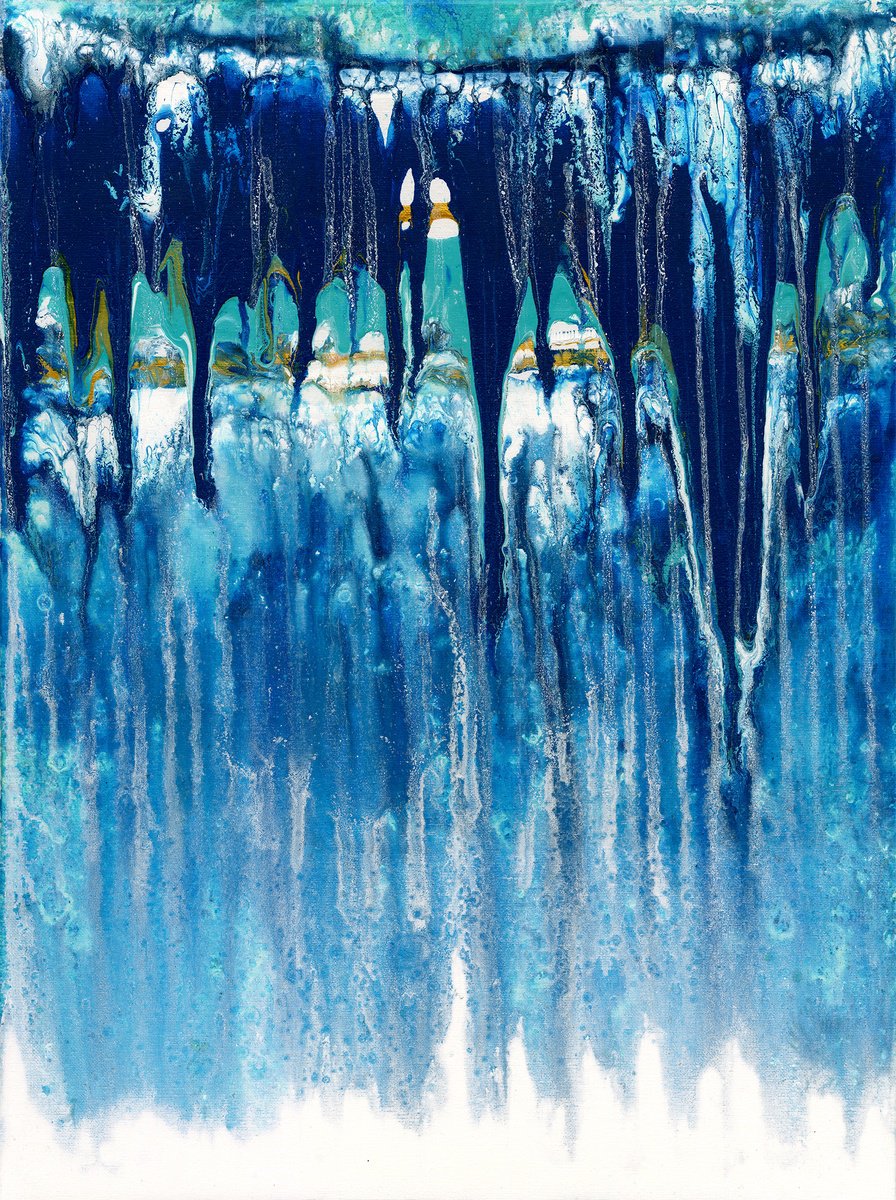 Falling Into The Blue By Kathy Morton Stanion, 18 X 24, Artwork For Sale On Artfinder