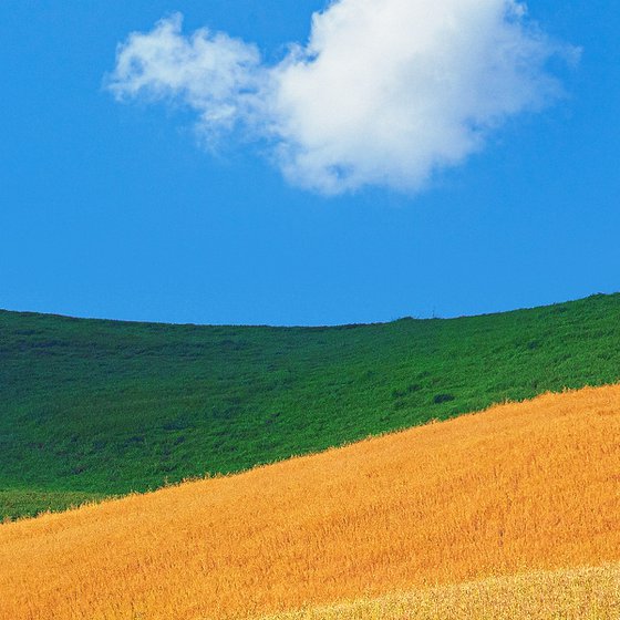 Abstract Tuscany - Hommage to Franco Fontana