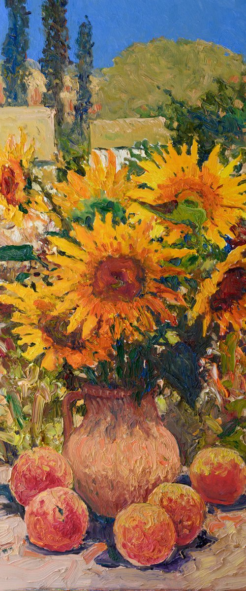 Sunflowers. Summer by Suren Nersisyan