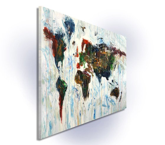 Abstract World Map D 2