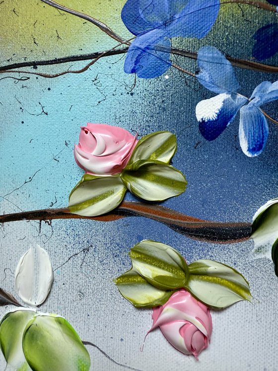 Floral Whirl I