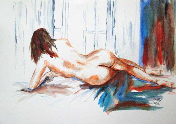 nude reclining