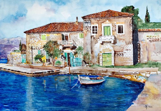 STONE HOUSE BY THE SHORE