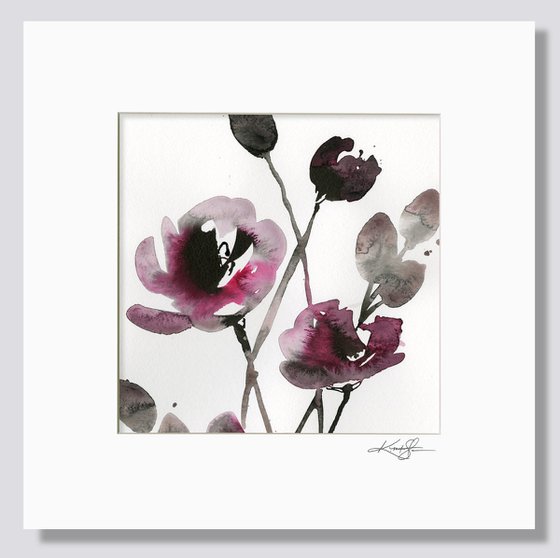 Floral Joy 27 - Flower Painting by Kathy Morton Stanion