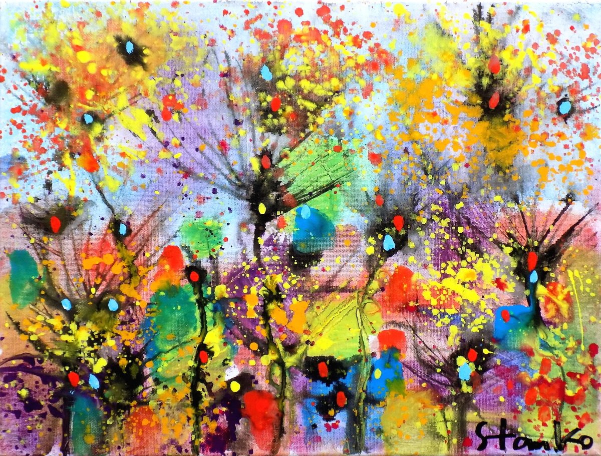  Abstract Landscape-Xxxv By Stanislav Bojankov, 16 X 12, Artwork For Sale On Artfinder