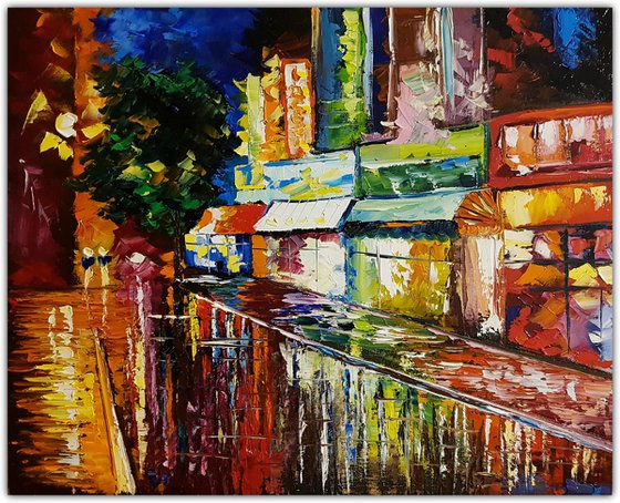 Night city 40*50 cm