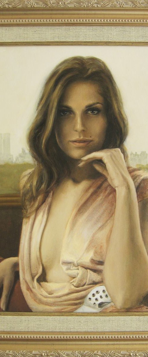 The portrait of lady by Sergey Kostov