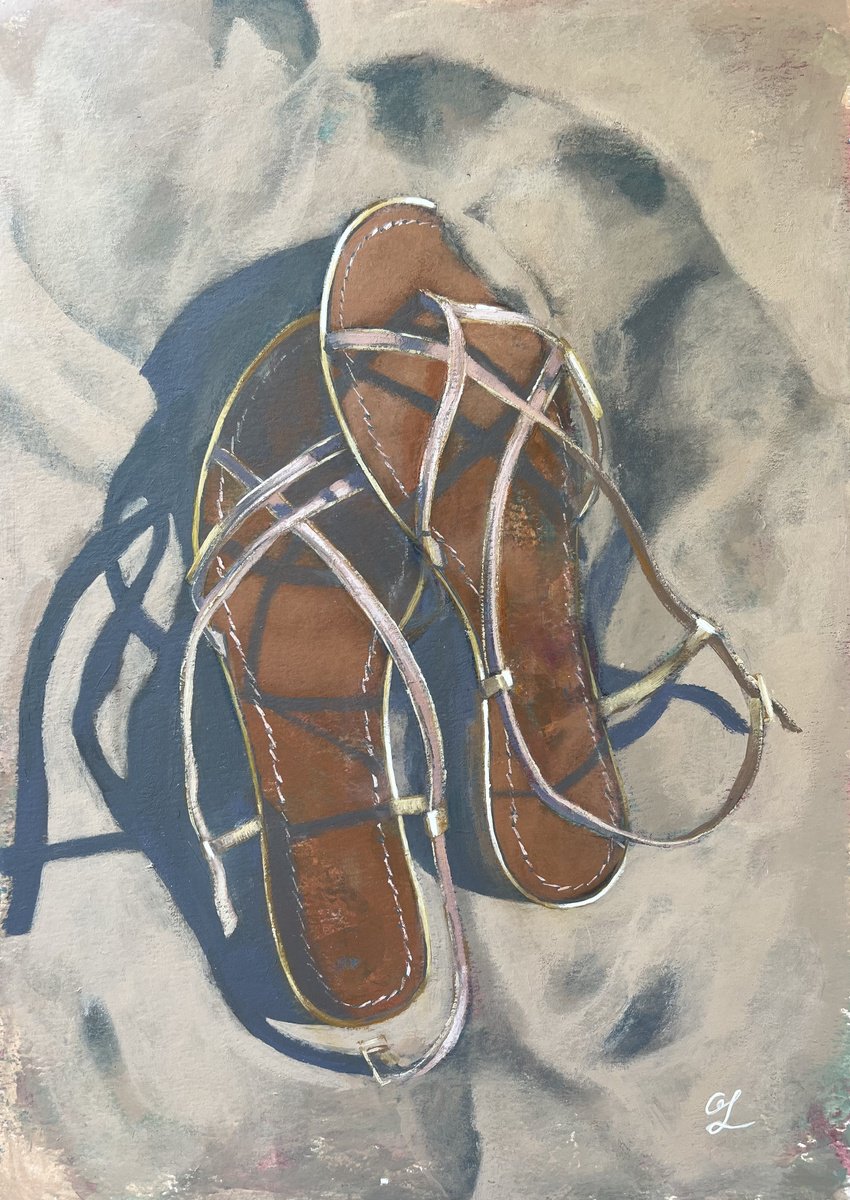 Photorealistic Portrait Acrylic Painting By Olesya Izmaylova, 12 X 16", Coastal Dreams, Original Artwork