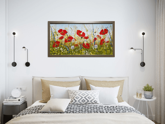 Joyous Poppy Landscape