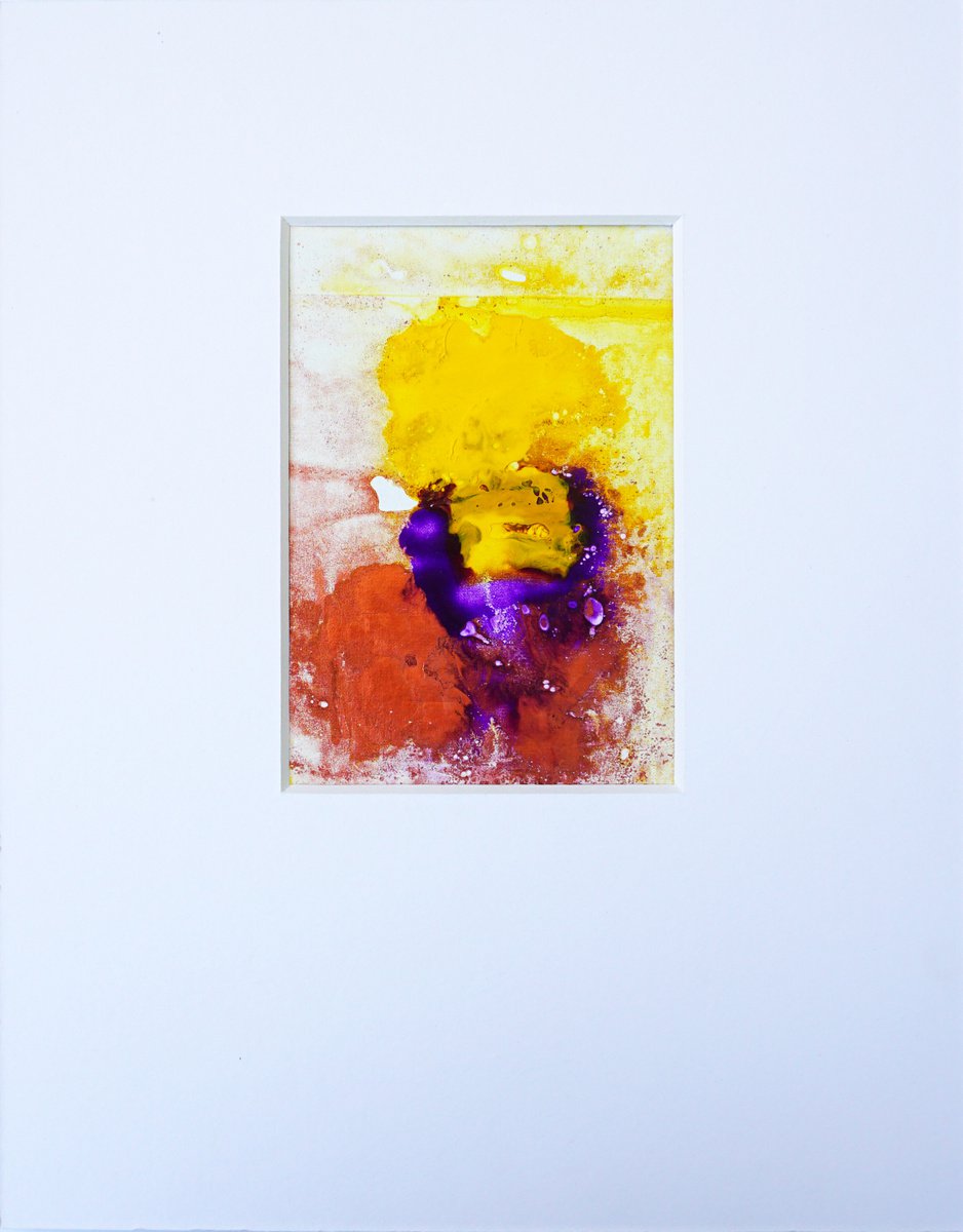 Abstract Acrylic Painting By Jelena B, 11 X 14, In May 21-10, Original Artwork