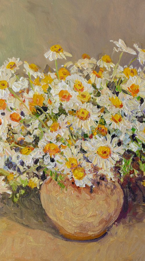 Chamomile Flowers by Suren Nersisyan