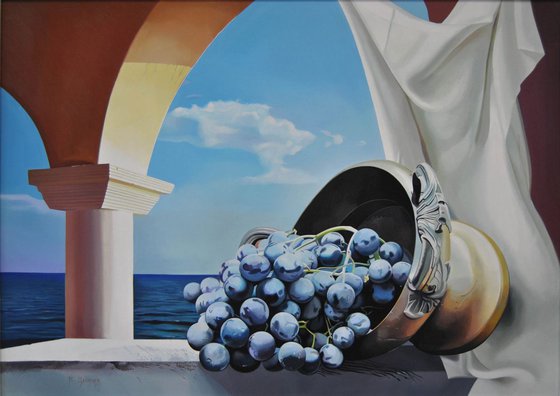 Still life with grapes 2