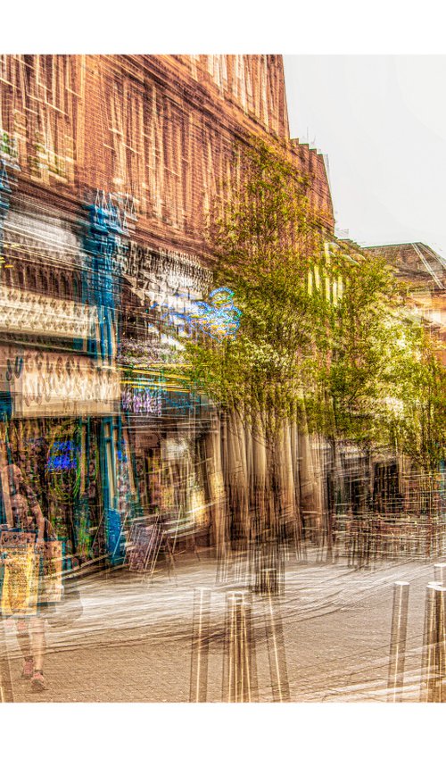 Inner City Streets 4. Abstract street scene. Limited Edition Photography Print #1/15 by Graham Briggs