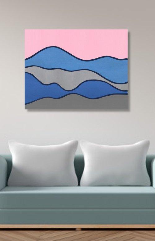 Abstract Landscape #28 by Marina Krylova