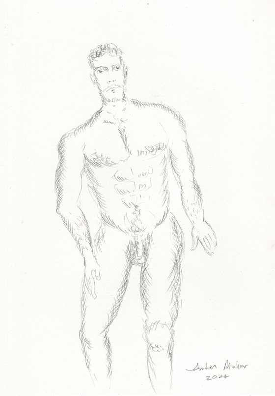 Male Nude Figure