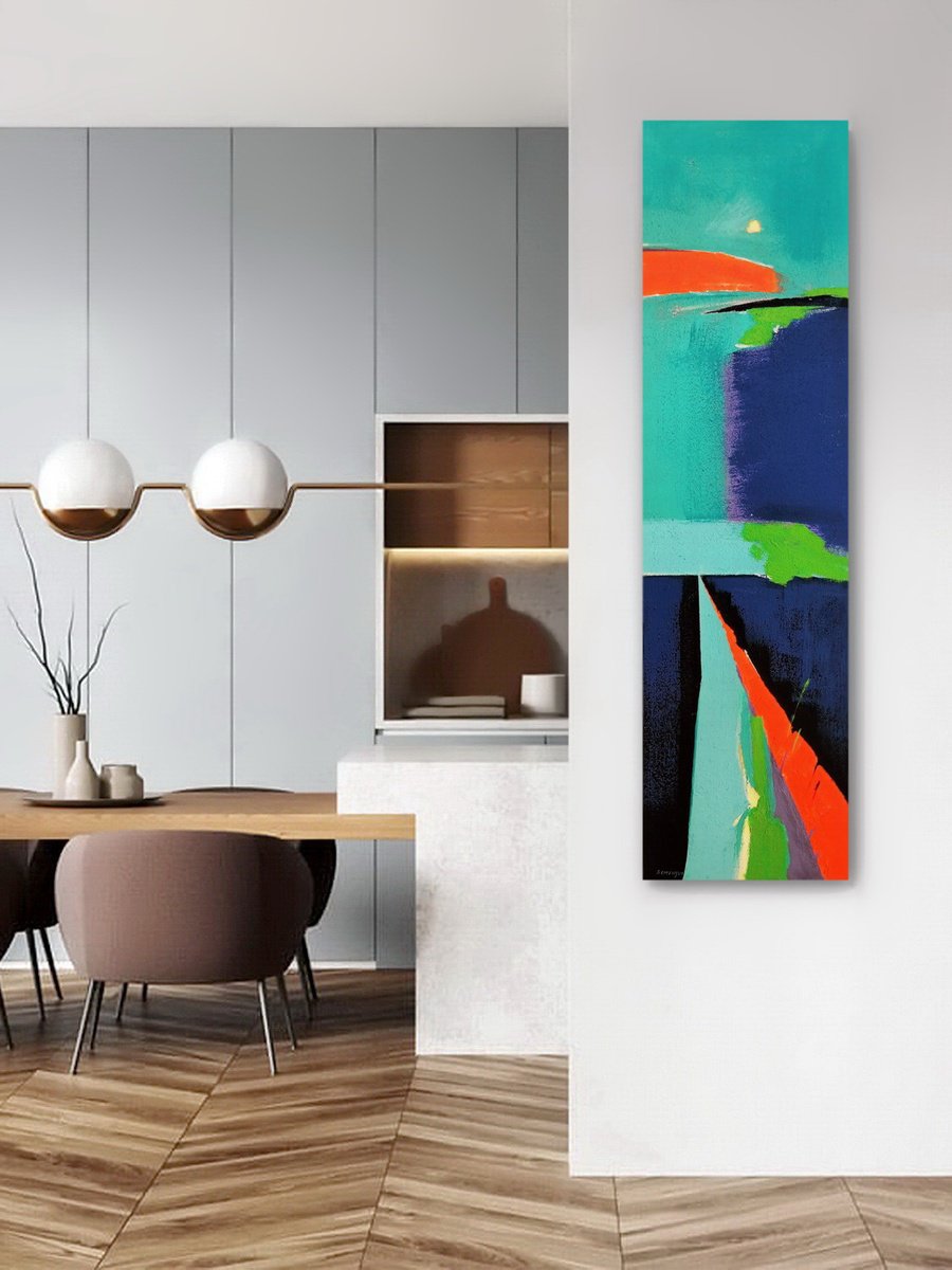  Calm Composition 1 By Evgen Semenyuk, 12 X 43, Artwork For Sale On Artfinder