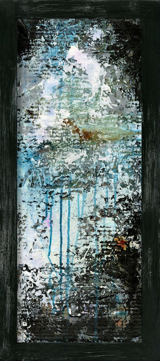 A Divine Encounter 6 - Framed Abstract Painting by Kathy Morton Stanion