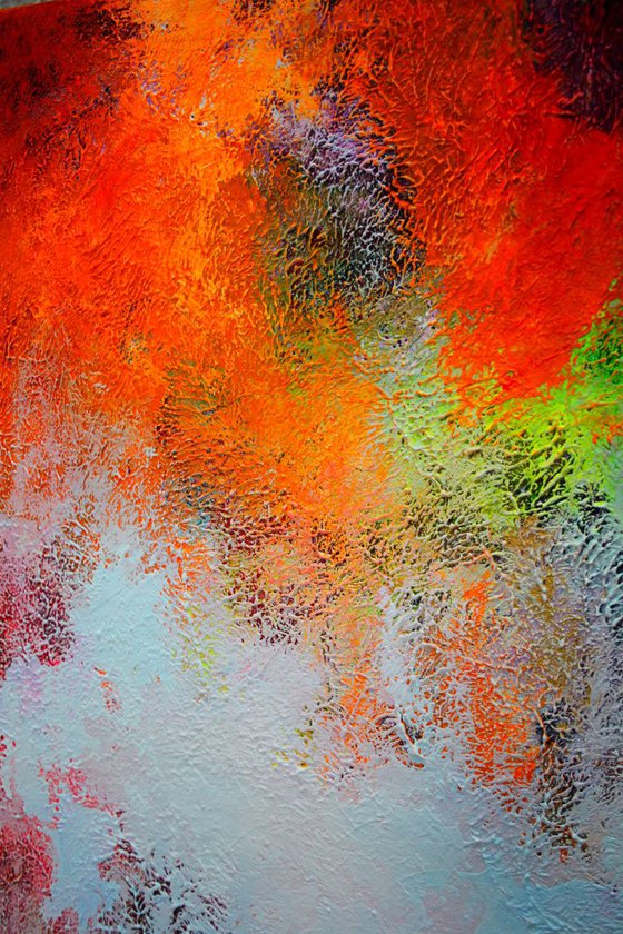 250x100cm.  Abstract Painting / Alex Senchenko © 2019 / Accession