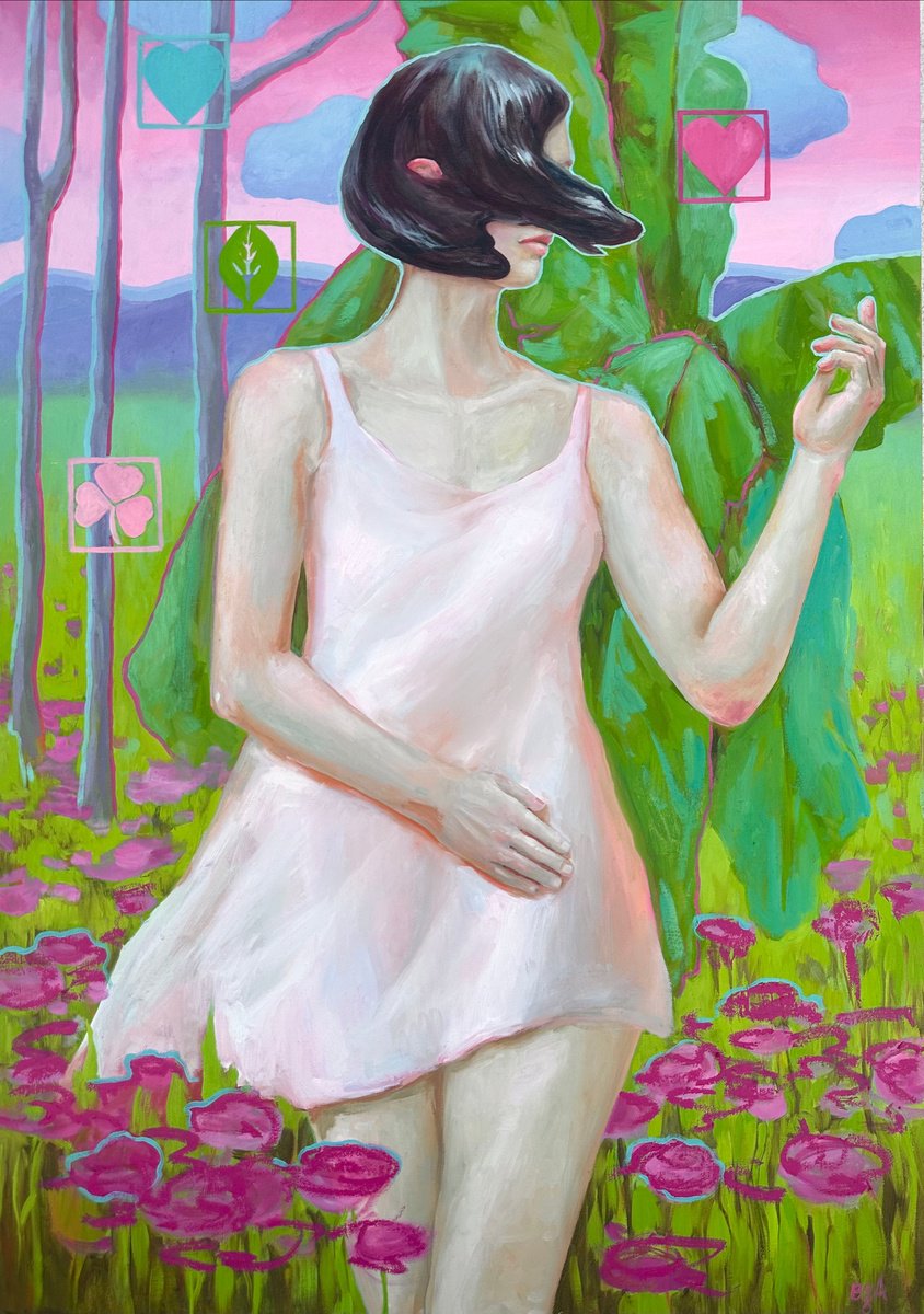 Surrealistic Oil Painting , Soft Code By Anna Bogushevskaya, 28 X 39, Artwork For Sale On Artfinder