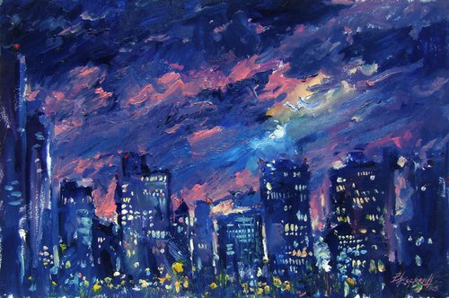 city lights#7 by Vitaliy Koriakin