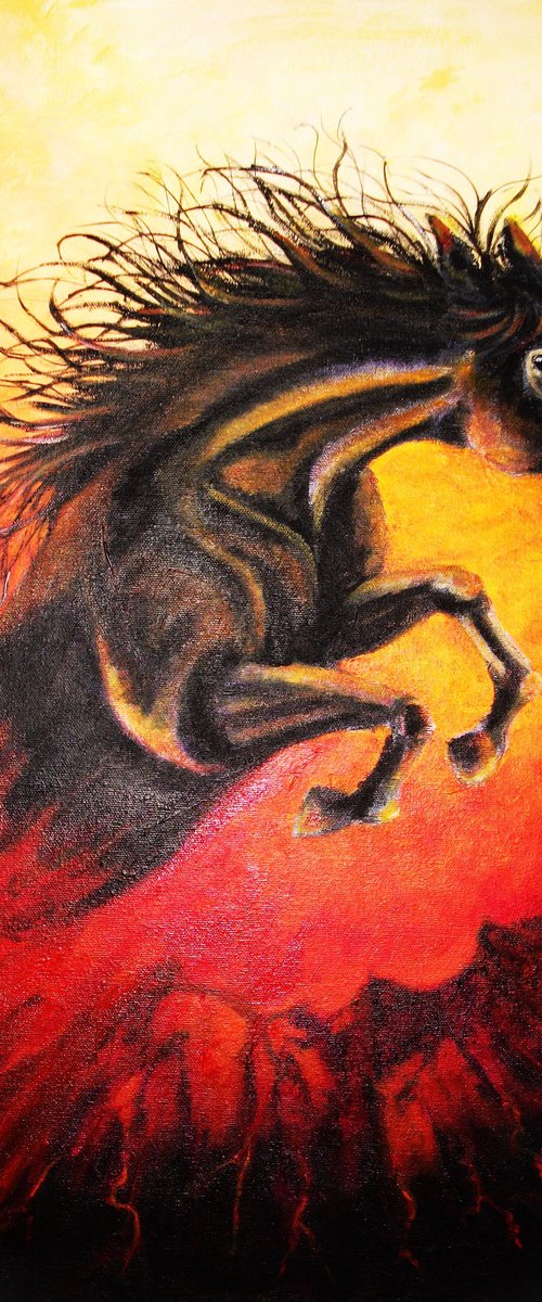 FIRE HORSE by Lynda Cockshott
