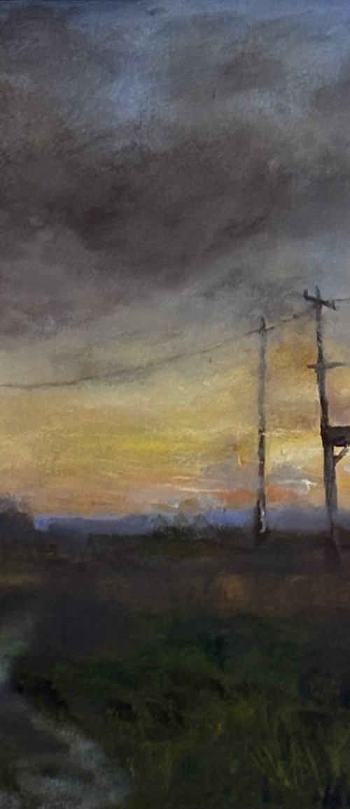 Sunset Towards The Sea by Paul Ward
