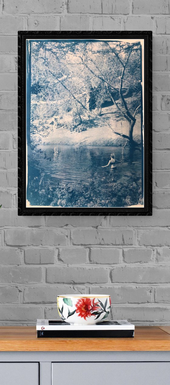 The Clapton Riviera - Cyanotype Print