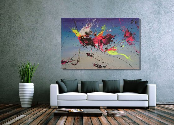Spirits Of Skies 150010 (150 x 100 cm) ---CANVAS ONLY--- XXXL (40 x 60 inches) LIMITED TIME INTRODUCTORY REDUCED PRICE