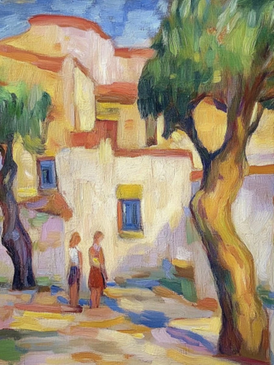 Street Scene Mallorca by Elena Avanesova