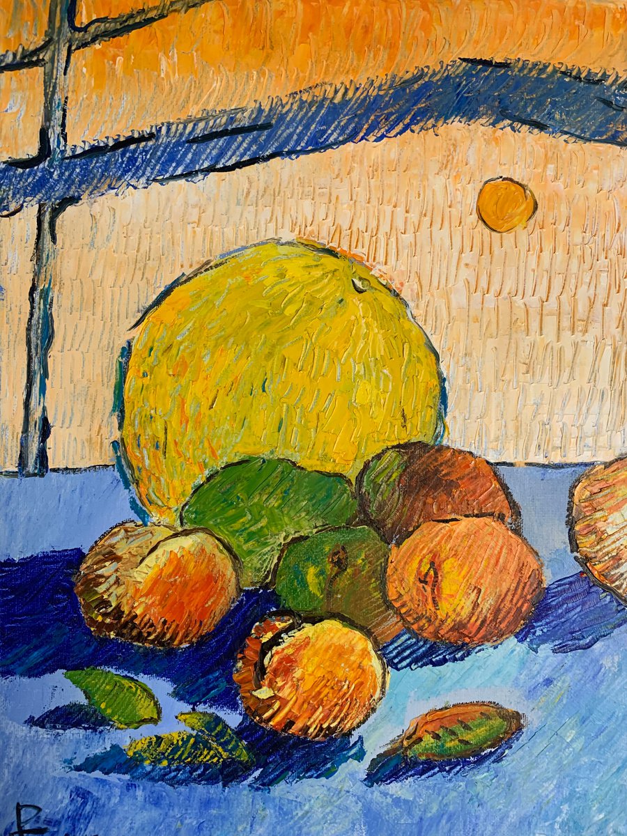 The Peaches By Roman Sleptsuk, 12 X 16, Artwork For Sale On Artfinder