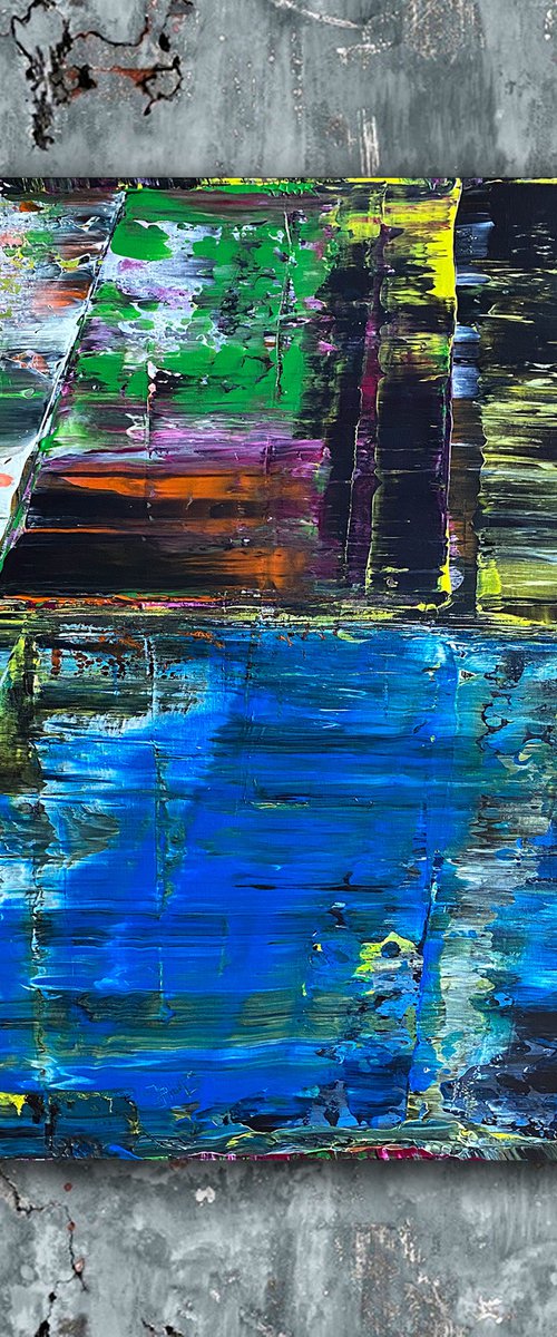 "Coherent Integration" - Original PMS Abstract Acrylic Painting On Canvas - 30" x 30" by Preston M. Smith (PMS)