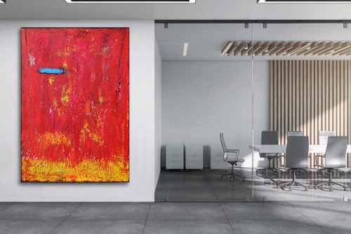 Extra large 200x140 abstract painting  " Mozart" by Veljko  Martinovic