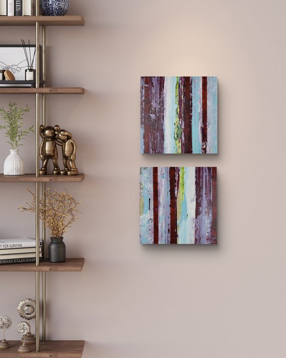 Aqua 20 (Diptych)