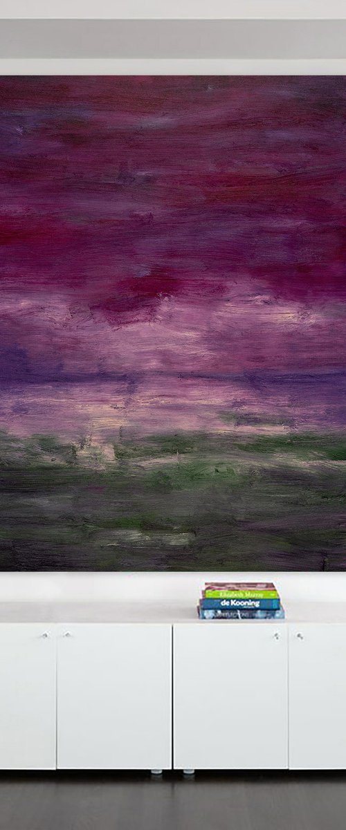 Violet Horizon by Nataliia Sydorova