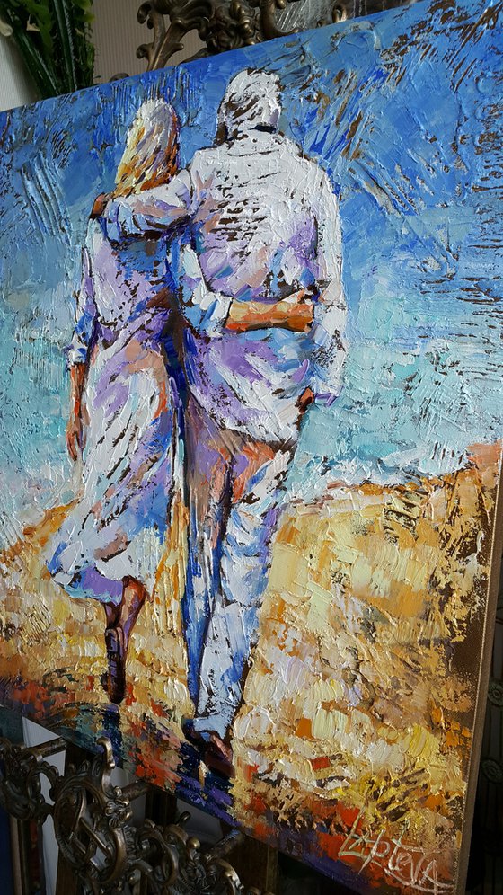 Painting Together forever Love Romantic Couple, eternal love