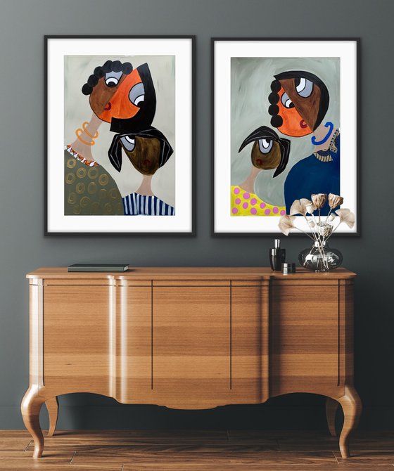 Mummy Dearest (Diptych)