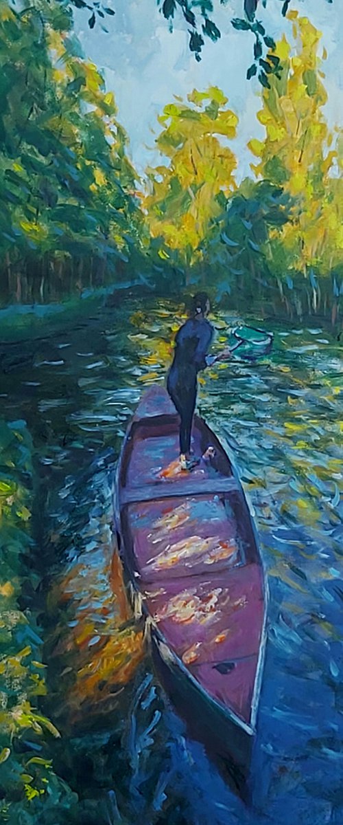 at Monets Gardens. Giverny by Dimitris Voyiazoglou