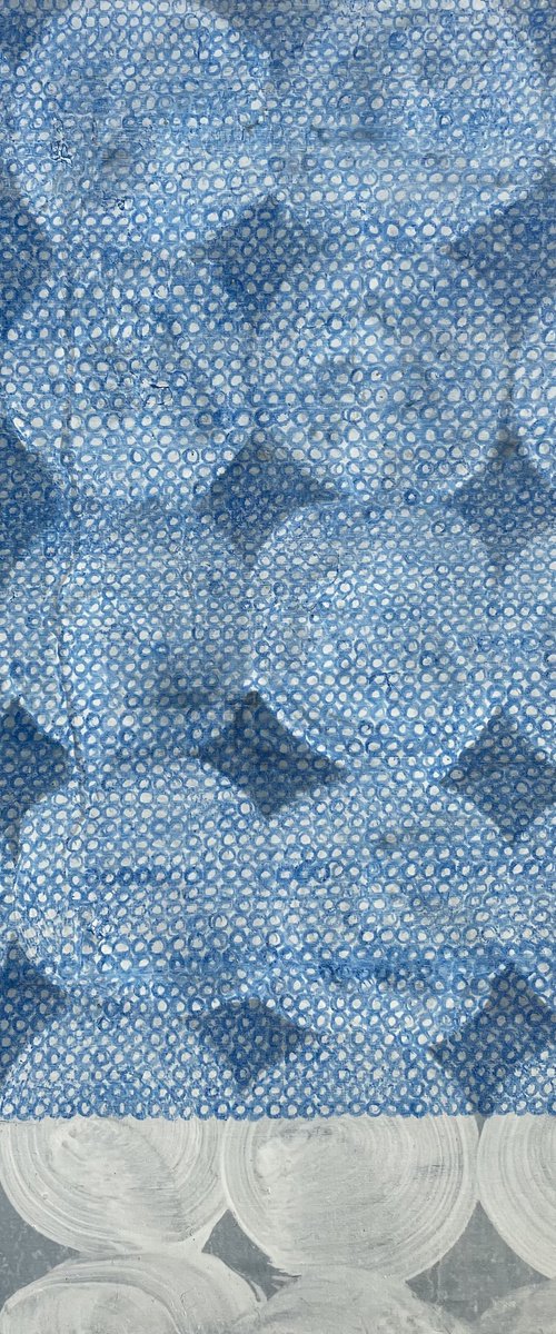 A blue and silver night by Flora Butler