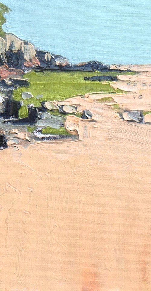 Sand and Rockface II by Ben McLeod