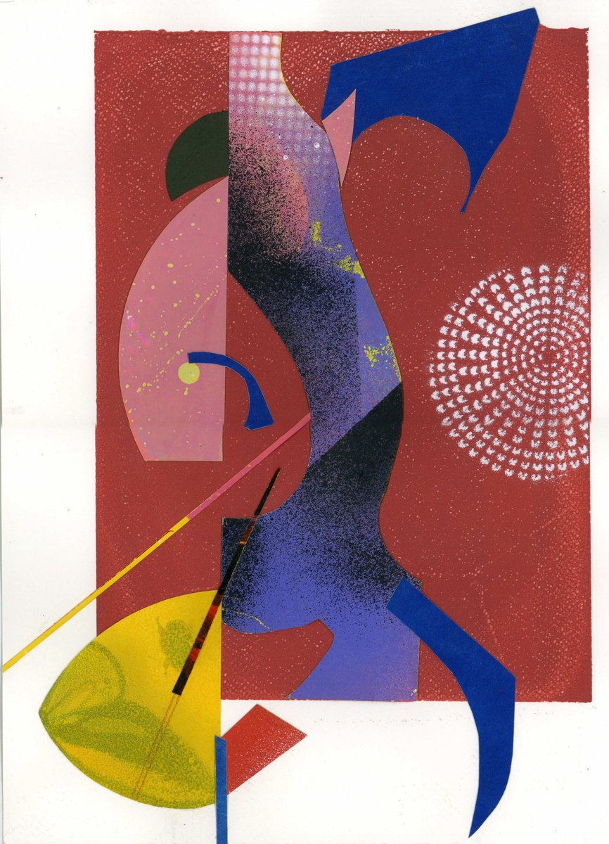 abstract collage #25 by Alfred Ng
