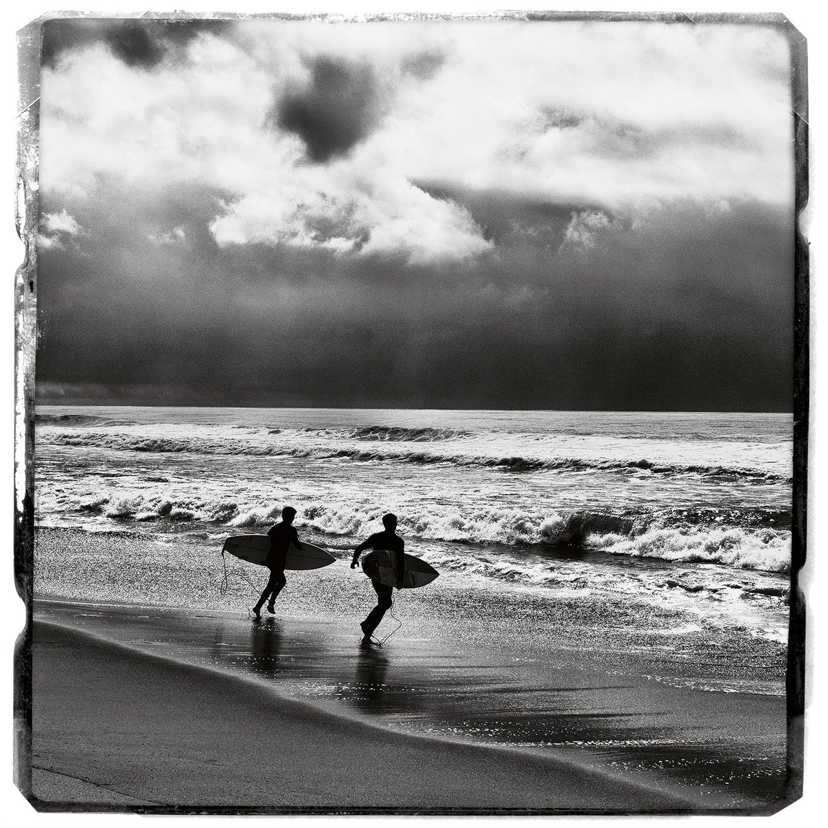 Photorealistic Landscape Photograph By Heike Bohnstengel, 16 X 16, Venice Storm, Original Artwork