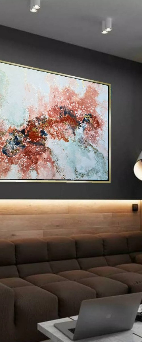 Falling  (100x150cm) by Eleni Denart