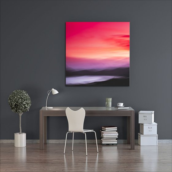 Summer Skies, Isle of Skye - Extra large abstract canvas