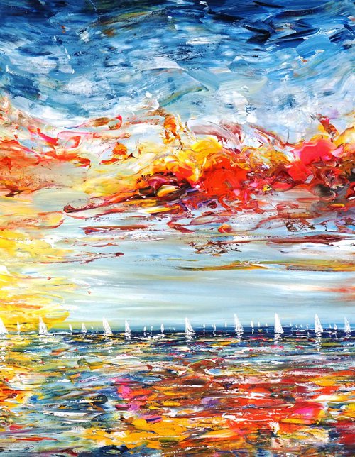 Seascape Sailing Impressions C 2 by Peter Nottrott
