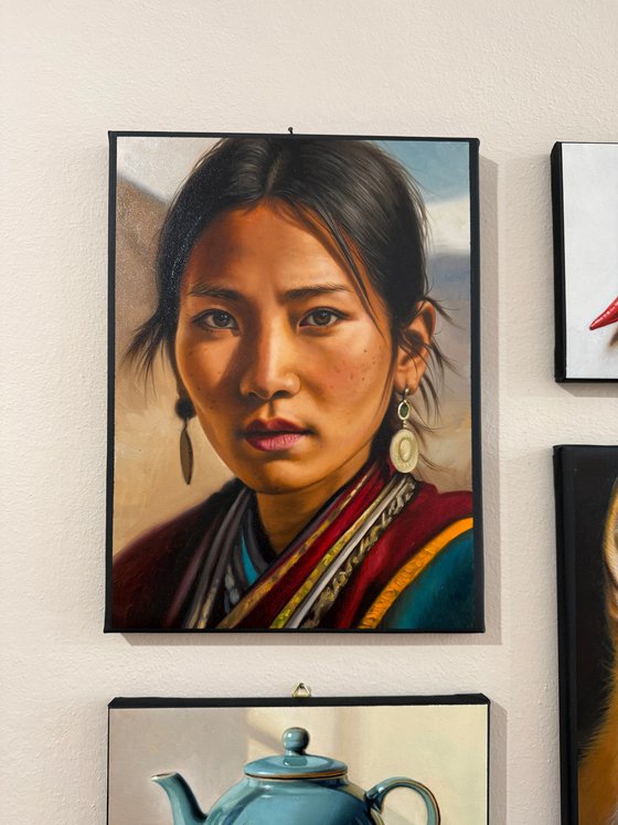 Painting of a woman