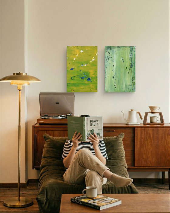 Yellow Leaning Green