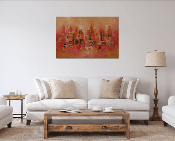 Festive Metropolis  (Large, 120x80cm)